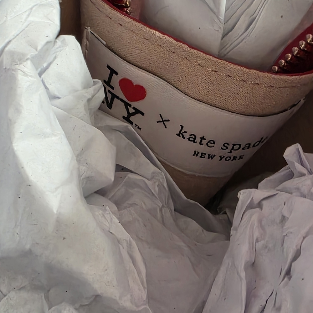 NWT Kate Spade Red I Heart NY Crossbody Bag - Picture 3 of 7
